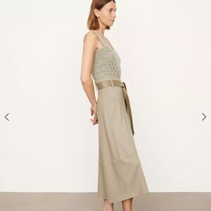 Vince Moon Moss Paneled Skirt With Belt Loops Size: 6 normcore scandi
